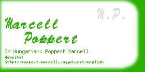 marcell poppert business card